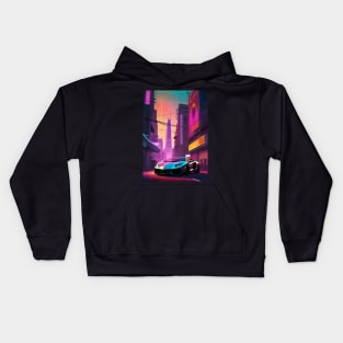 Retro style Hyper Car Kids Hoodie